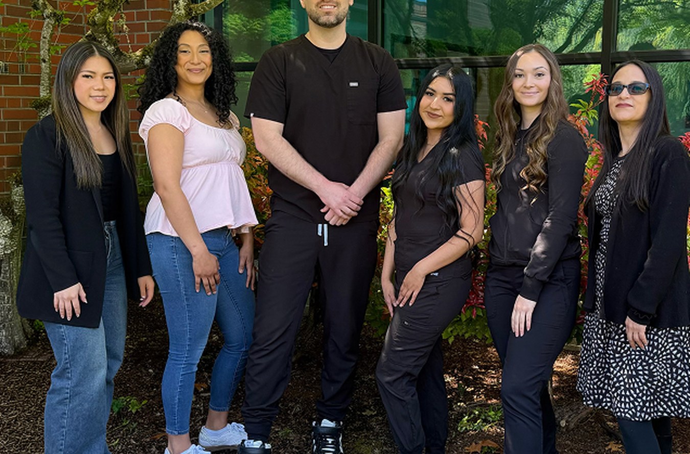 Vibe Orthodontics team outside the Hillsboro, OR office